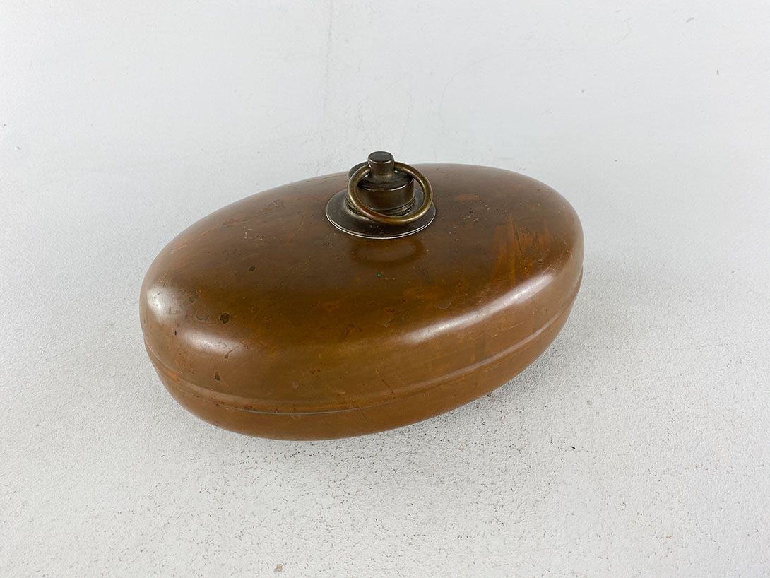 Foto Brown Metal Hot Water Bottle
