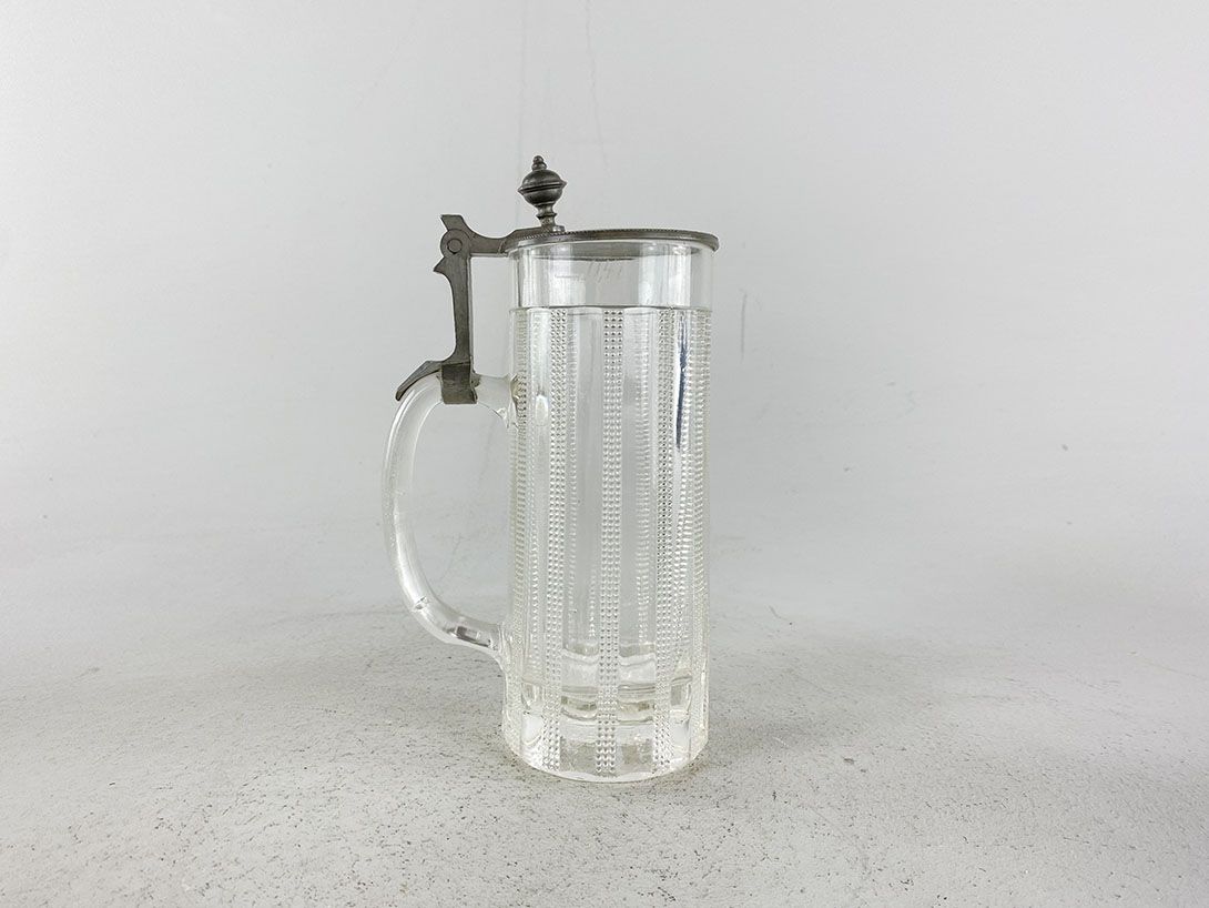 Foto Glass Mug with Lid 1912