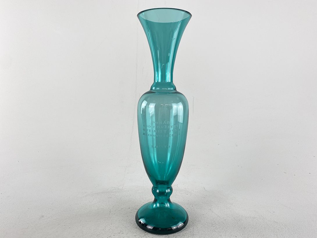 Foto Big Russian Glass Vase h35