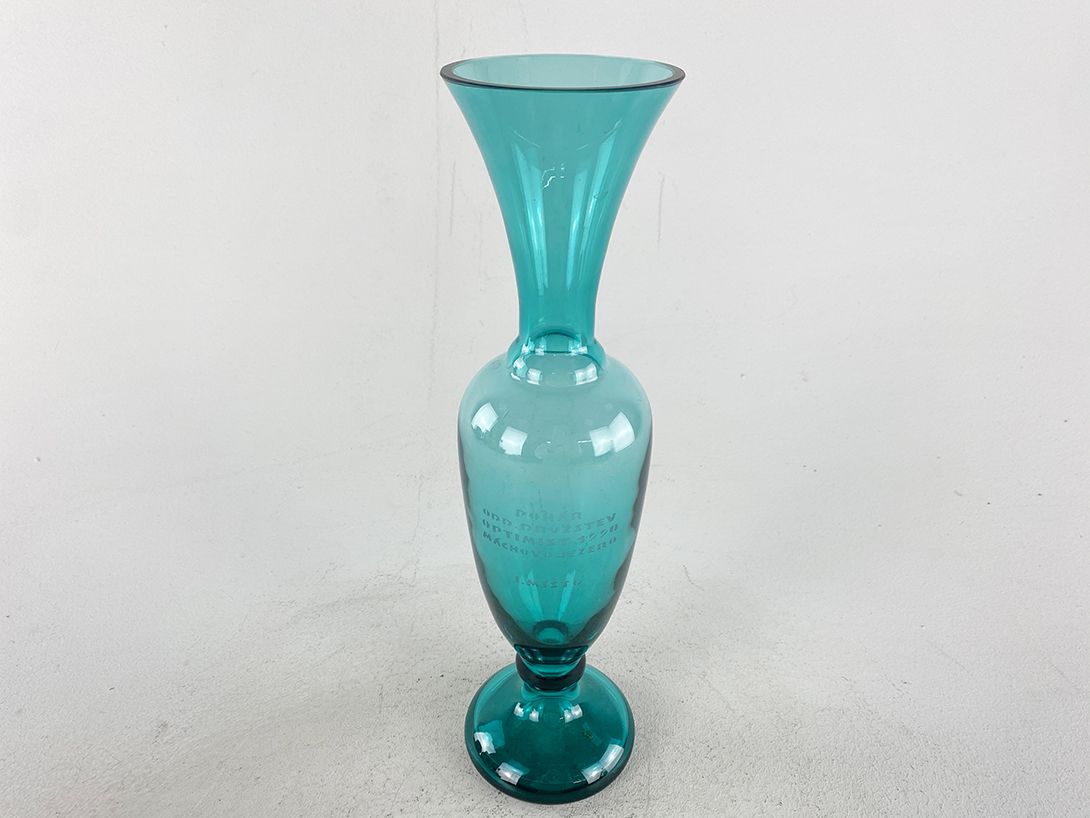 Foto Big Russian Glass Vase h35