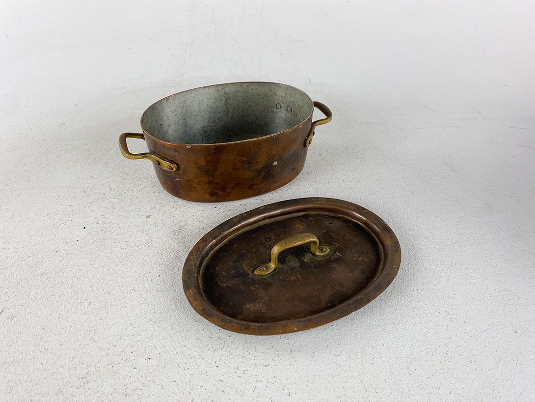 Foto Wide Copper Pot with Lid