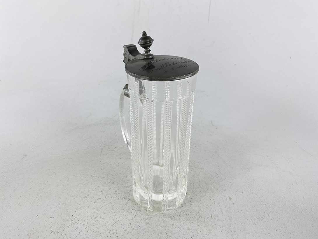 Foto Glass Mug with Lid 1912