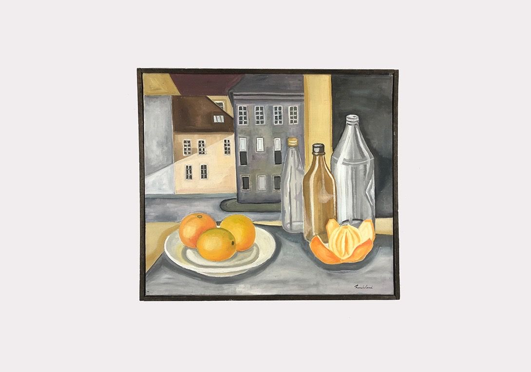 Foto Gouache Still Life with Urban Background h58x63 12C15