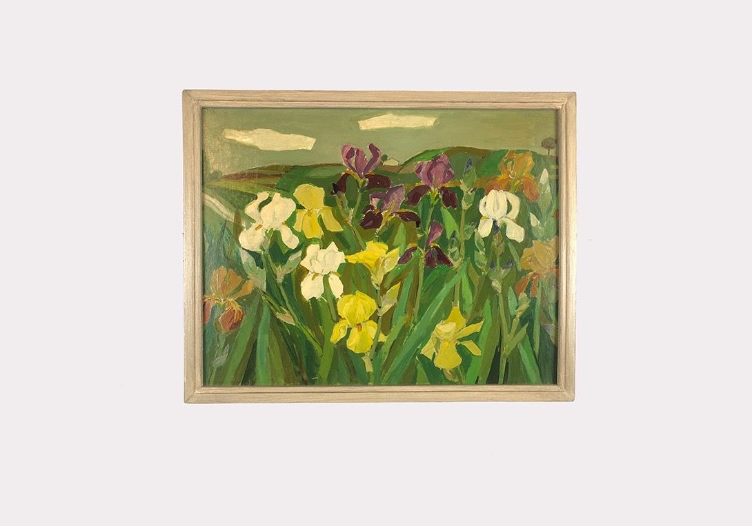 Foto Oil Painting Field of Flowers h54x68 25E4