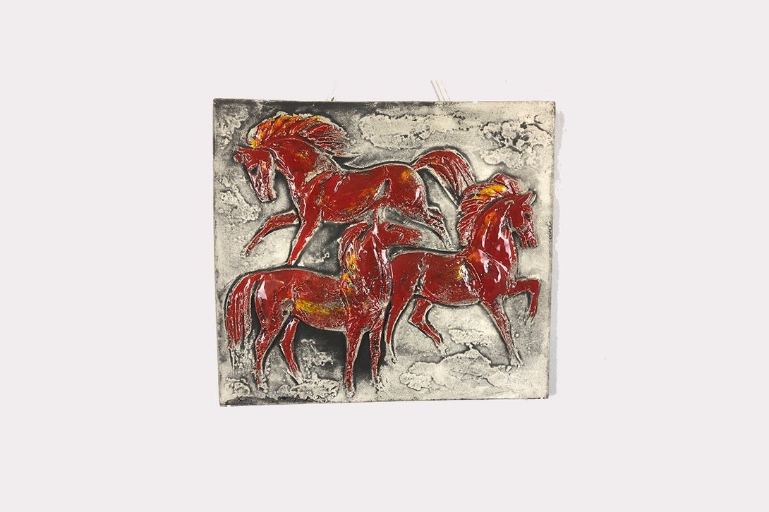 Foto Three Red Horses h37x41 8B4