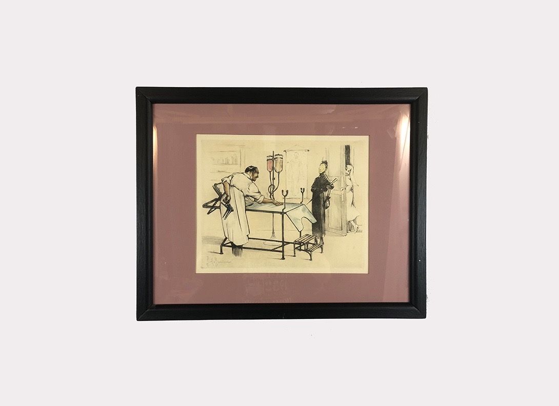 Foto Colored Drawing Evil Doctor&#8217;s Office h45x57 12B17