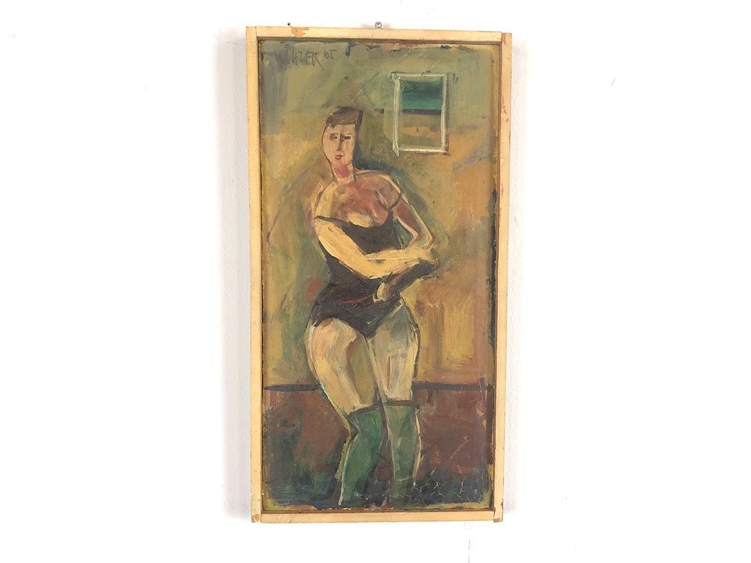Foto Oil Painting of a Woman in Underwear h49x26 20B5