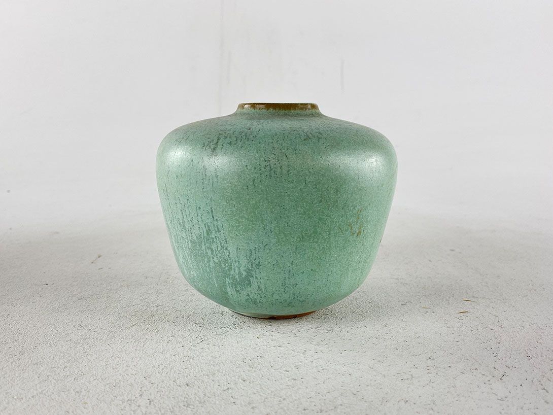 Foto Turquoise Ceramic Vase h10 C5