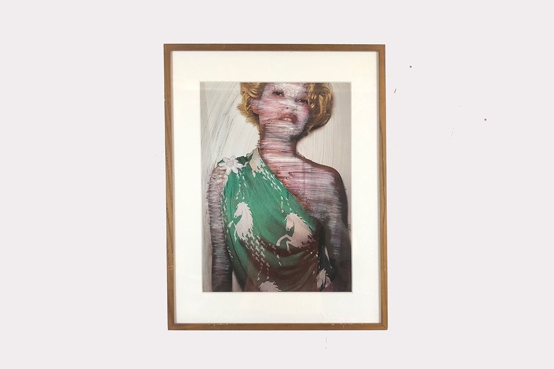 Foto Picture of a Woman in Green h53x41 14C11