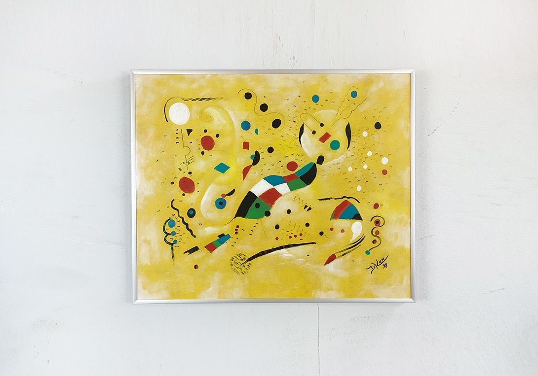 Foto Yellow Abstract Artwork h51x62 9C3