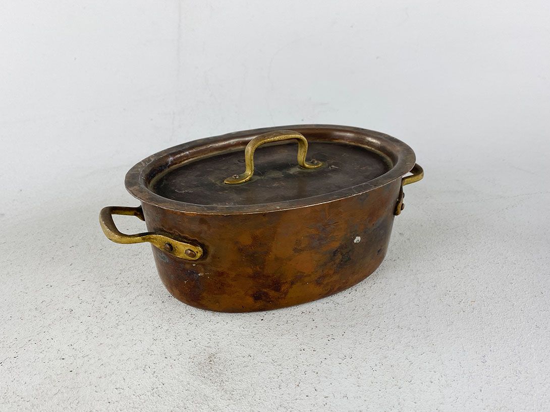 Foto Wide Copper Pot with Lid