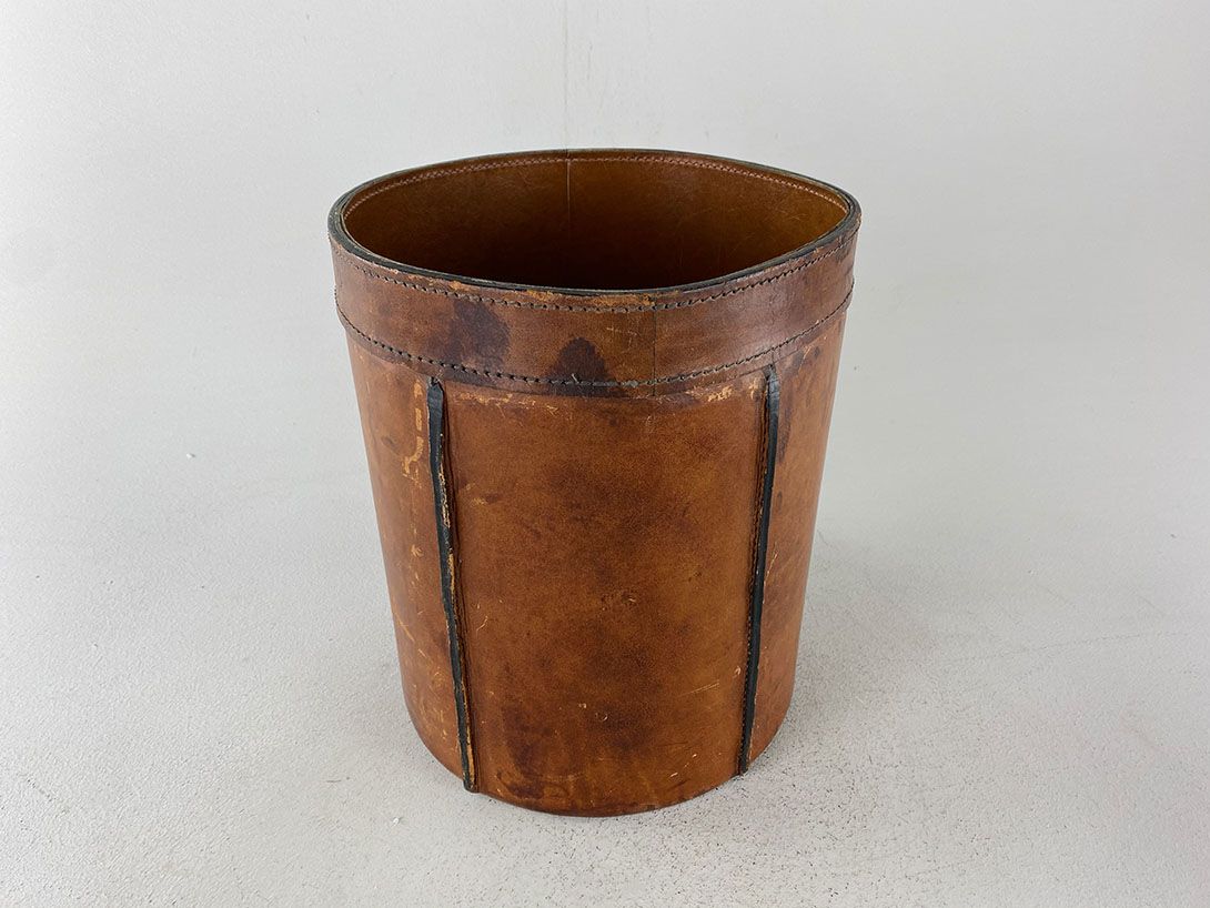 Foto Leather Paper Bin