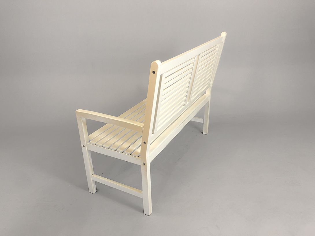 Foto White Garden Bench by Silex