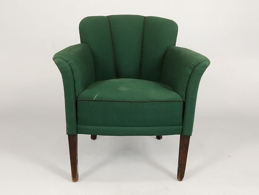 Foto Armchair with Green Upholstery