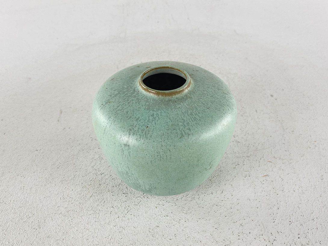 Foto Turquoise Ceramic Vase h10 C5