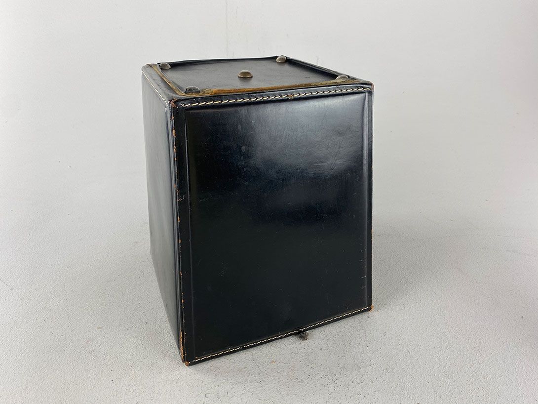 Foto Small Leather Bin h27x23