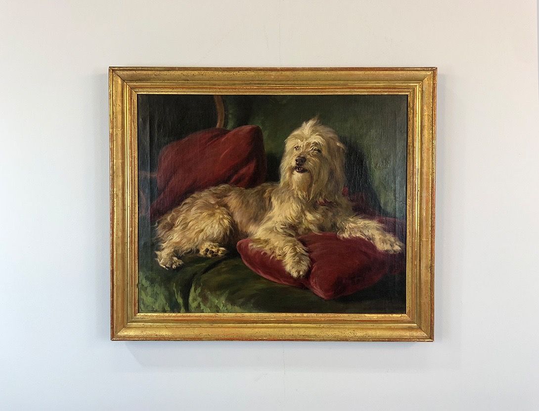 Foto Oil Painting Dog Portrait Tibet Terrier h73x86 31D2