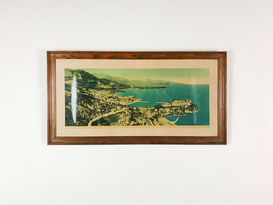 Foto Framed Print of Coast of Monte Carlo 13A8