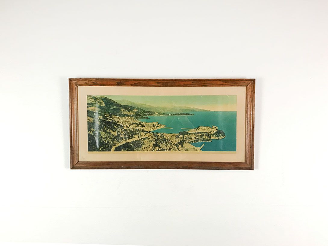 Foto Framed Print of Coast of Monte Carlo 13A8