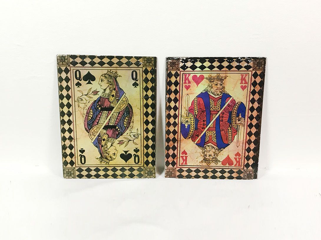 Foto Metal Playing Card King 21C4