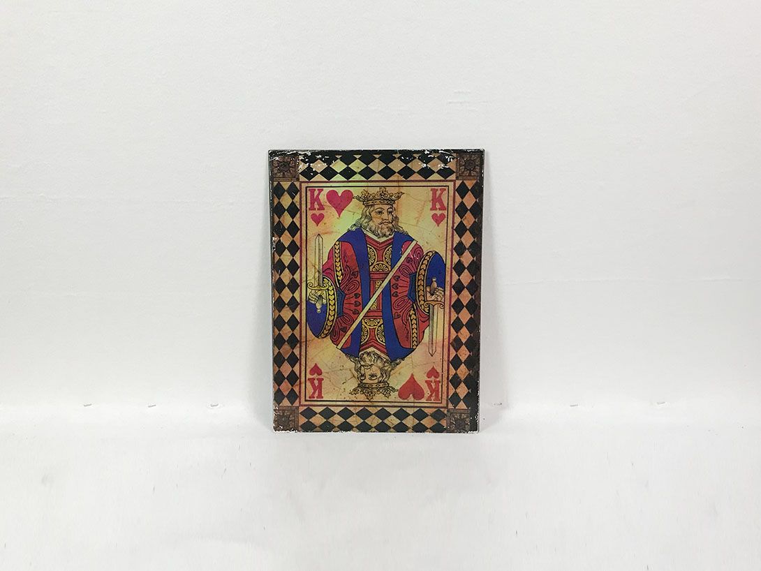 Foto Metal Playing Card King 21C4