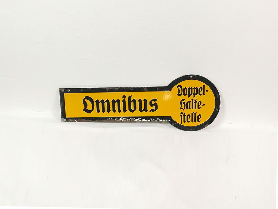 Foto Yellow Omnibus Stop Sign Germany 22A2
