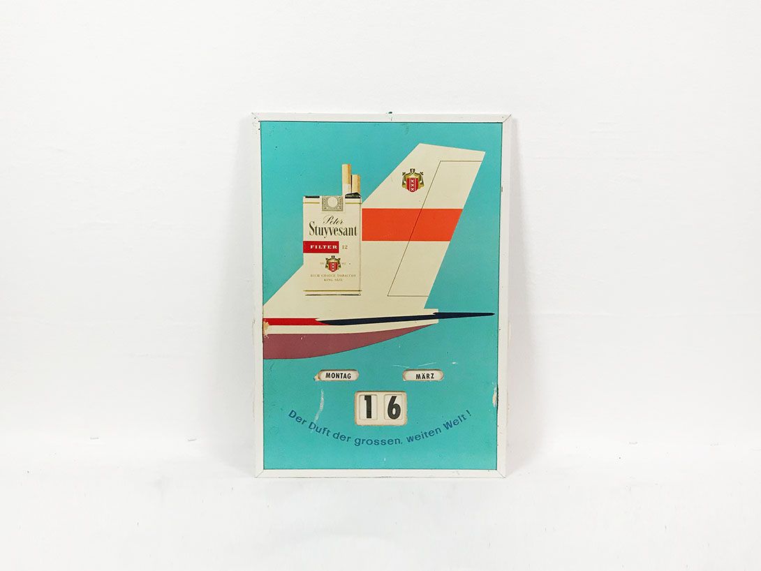 Foto Stuyvesant Cigarettes Advertising Calendar, Germany 22D3