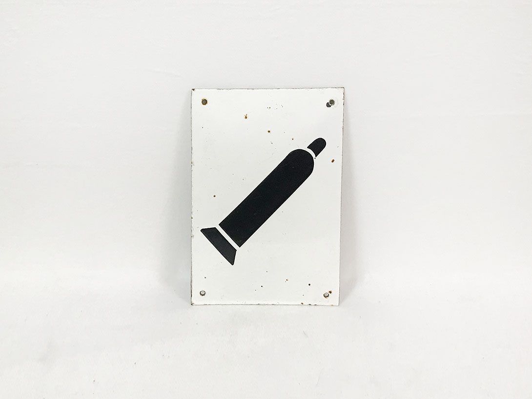 Foto Metal Gas Bottle Sign 22B7