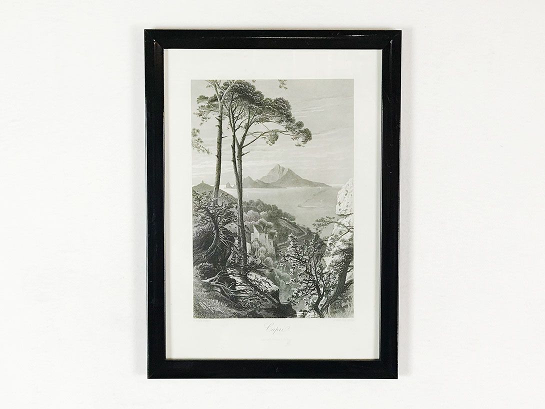 Foto Etching of Capri, Italy 23C12