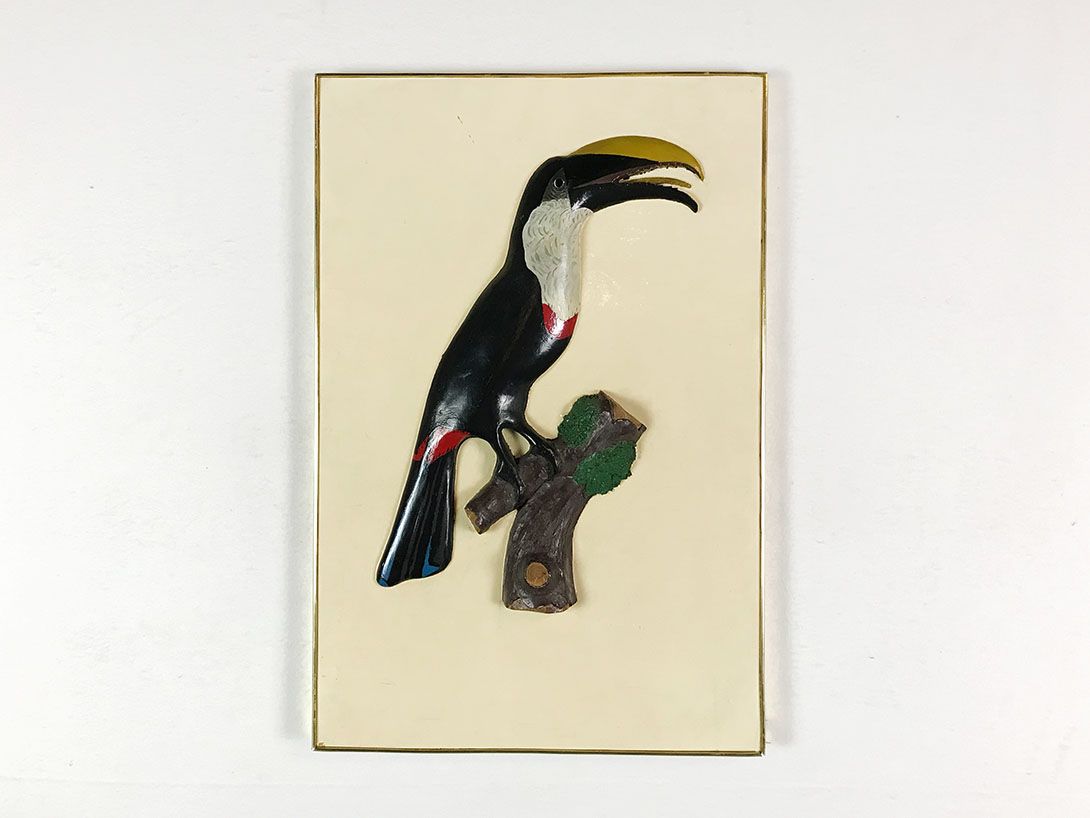 Foto Wooden Artwork of a Cockatoo 17C8
