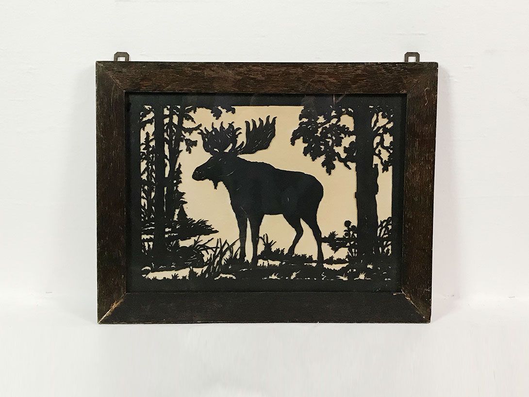 Foto Elk Carved in Wood, Germany 24D11