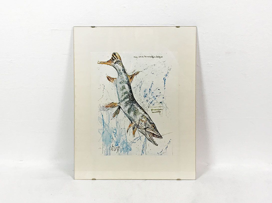 Foto Painting of a Fish 24D0