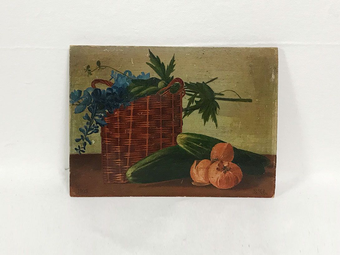 Foto Still Life Painted on Wood 25B3