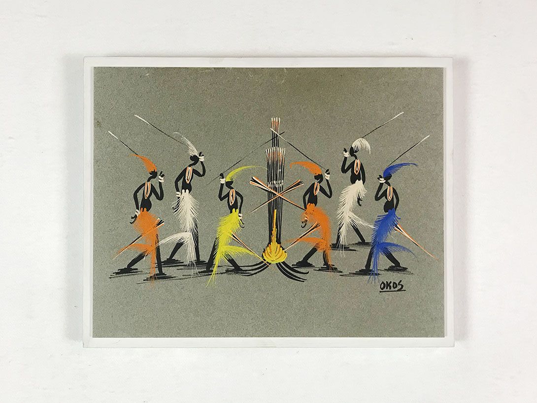 Foto African Tribe Painting 27A1