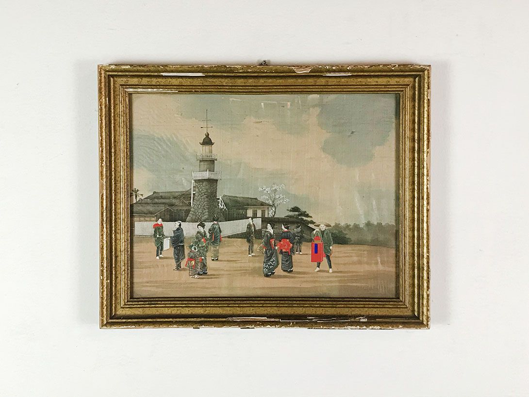 Foto Painting of Japanese People 27A12