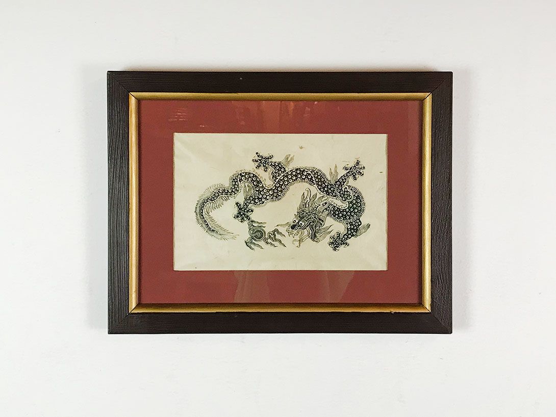Foto Asian Drawing of a Dragon 27D8