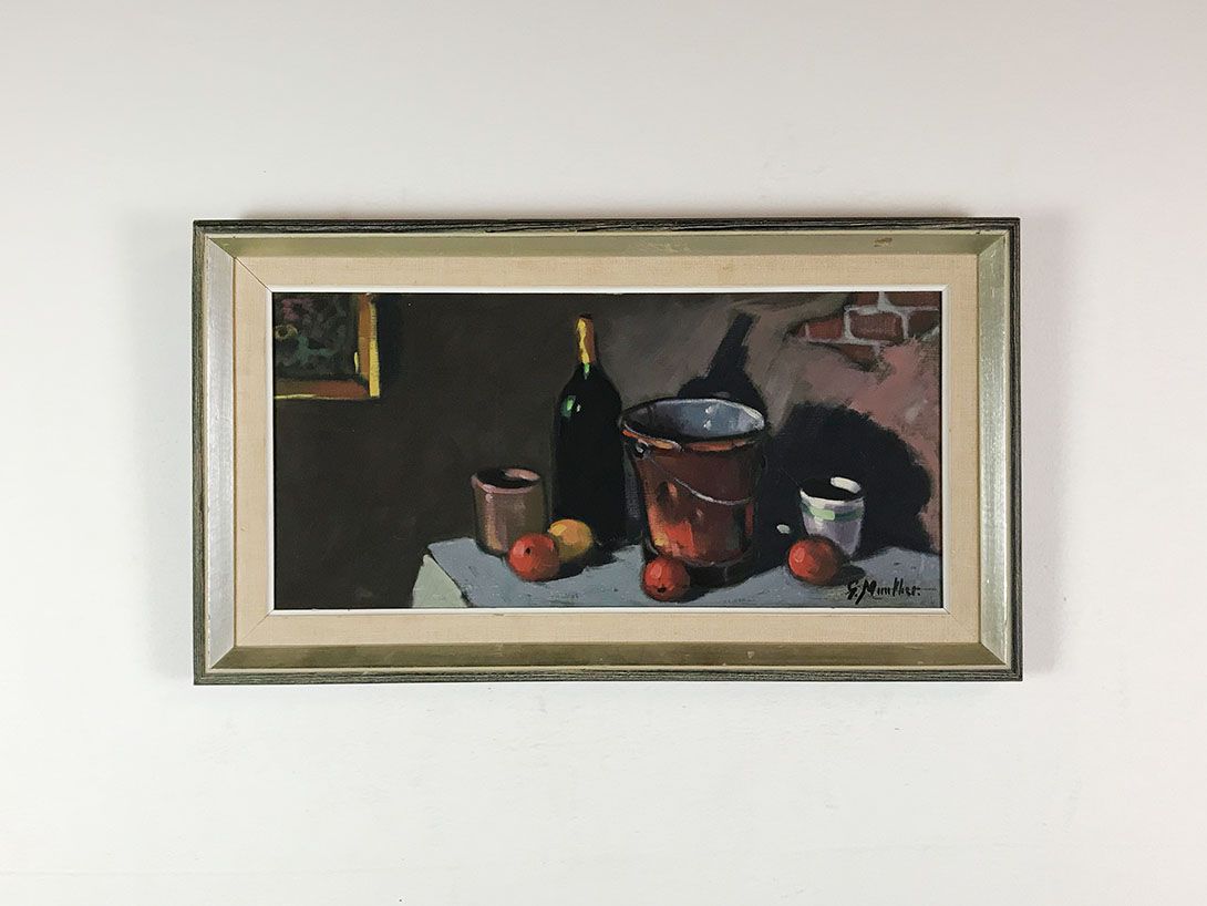 Foto Still Life of Champagne and Apples 28C1