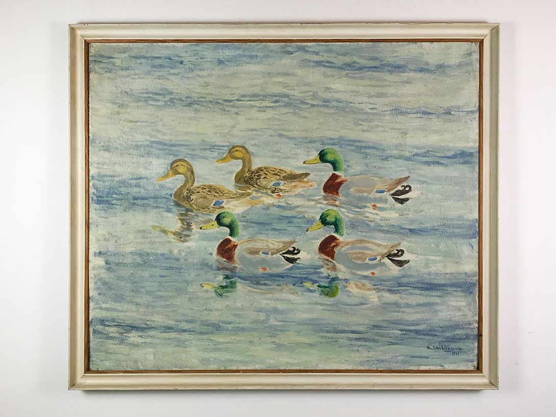 Foto Huge Painting of Ducks 31C1