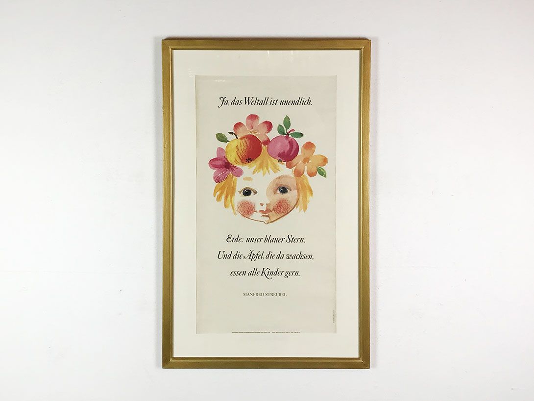 Foto GDR Flower Child Poster, Berlin 33A7