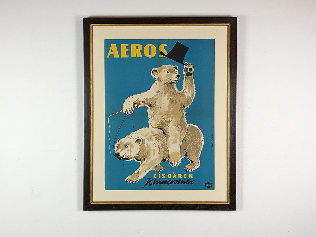 Foto Aeros Circus Poster with Polar Bears 33D7