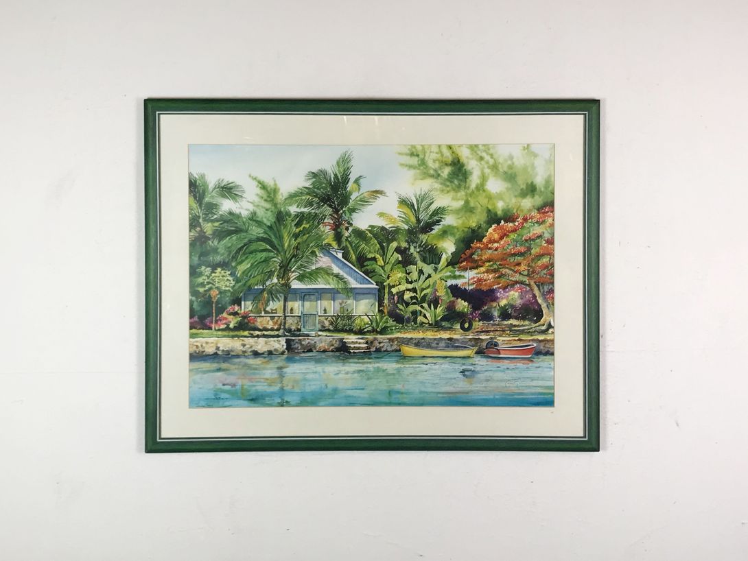 Foto Painting of a House in the Tropics 36A2