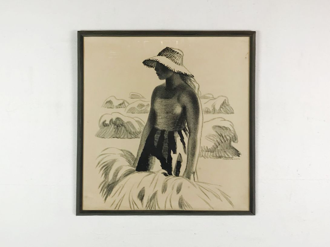 Foto Drawing of a Summerly Girl h65x61 36A9