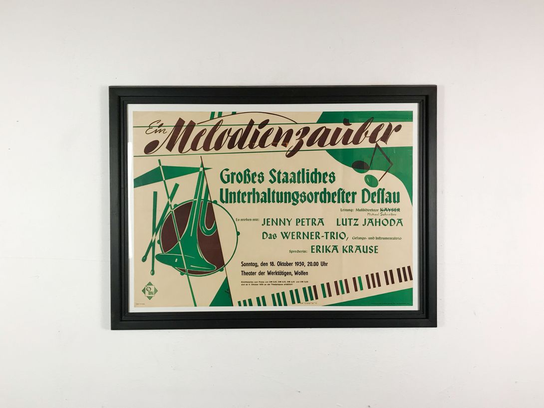 Foto Melodienzauber Concert Poster, Germany 1959 38A5