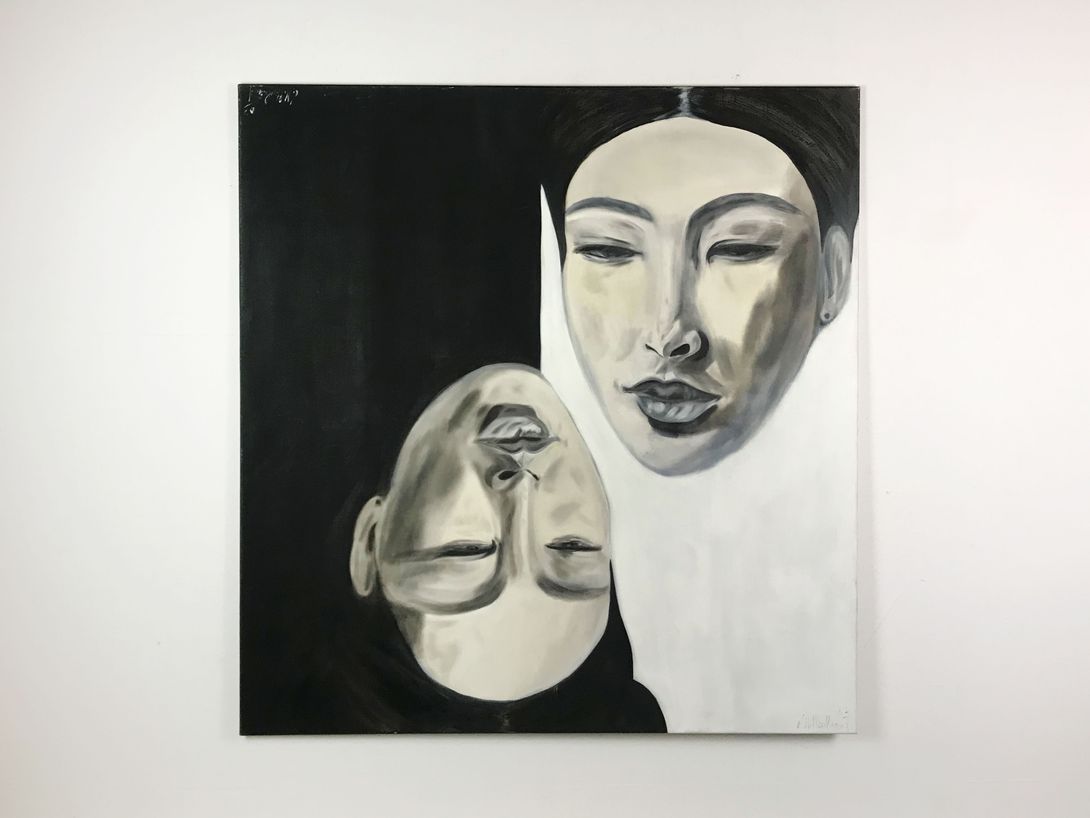 Foto Square Yin and Yang Painting h140x140 39A5