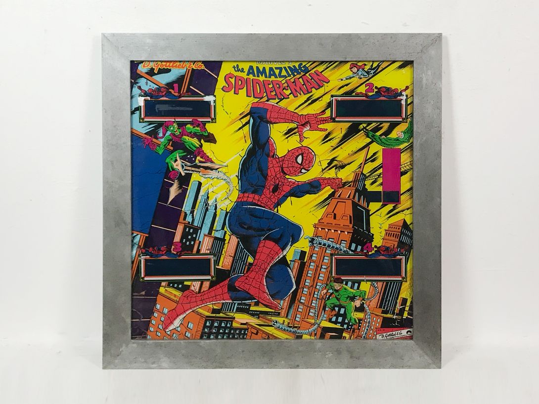 Foto Spiderman Pinball Backglass 3A8