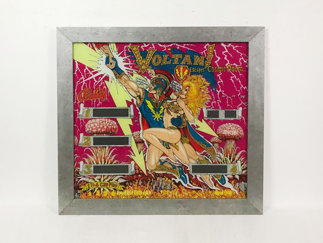 Foto Voltan Pinball Backglass 3A7