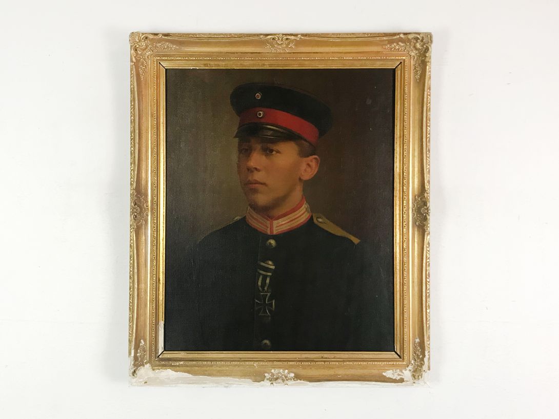 Foto Oil Painting Portrait of a Young Officer h70x60 16E11