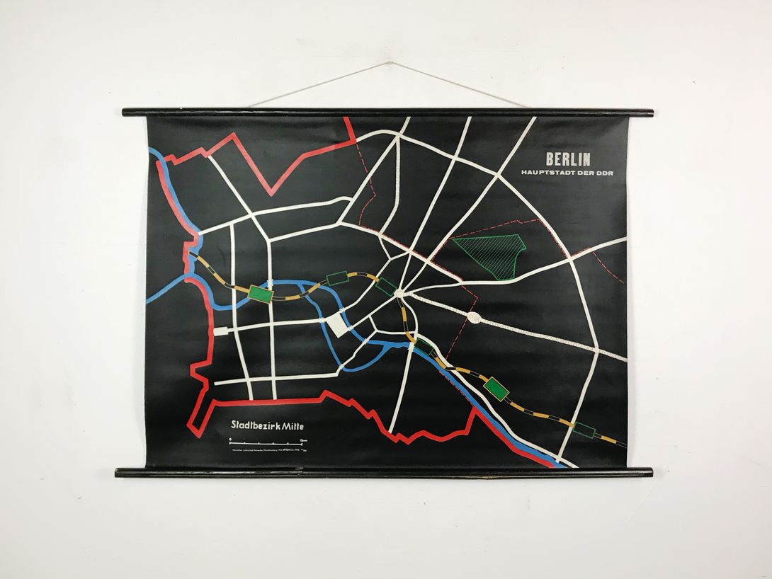 Foto Map of Secret Service Stasi Berlin Mitte GDR h97x142 20003