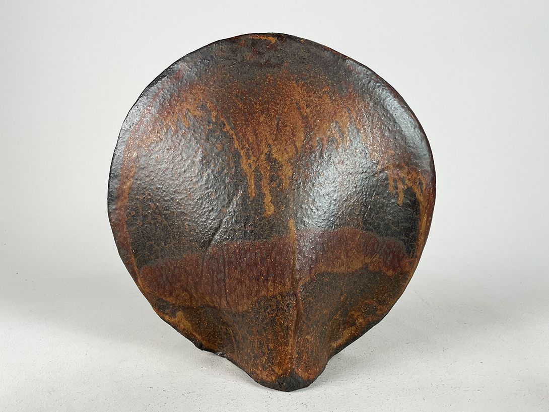 Foto Brown Ceramic Sculptural Vase h33 D6