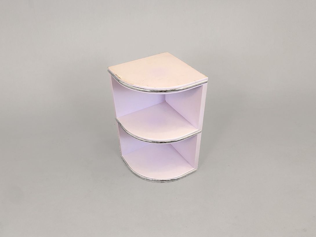 Foto Light Violet Metal Kitchen Corner Shelf 1960 h58